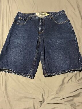 Mens vintage anchor blue baggy shorts sz: 40